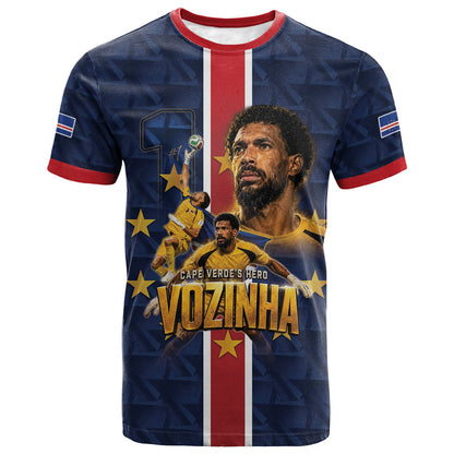 Custom Vozinha Goalkeeper Hero Cabo Verde Football 2026 T shirt