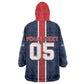 Custom Vozinha Goalkeeper Hero Cabo Verde Football 2026 Wearable Blanket Hoodie