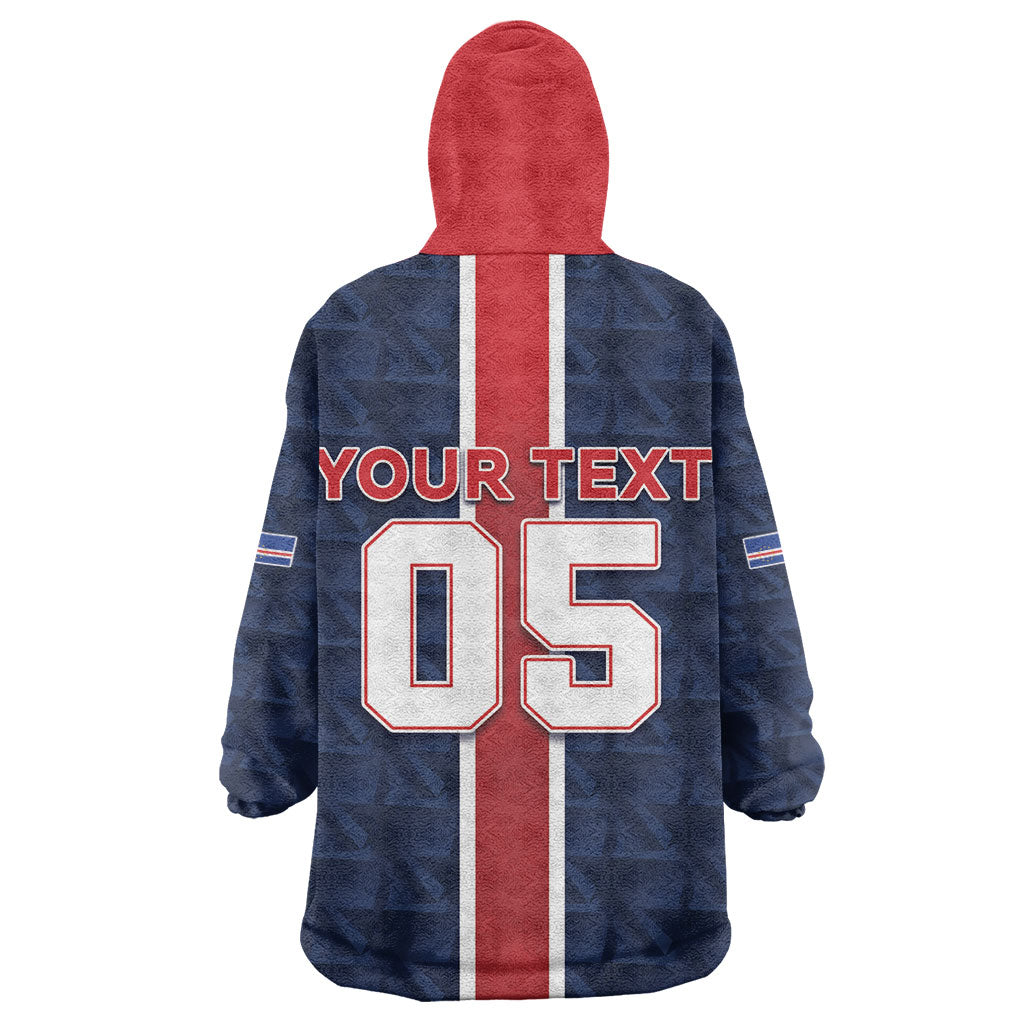 Custom Vozinha Goalkeeper Hero Cabo Verde Football 2026 Wearable Blanket Hoodie