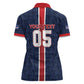 Custom Vozinha Goalkeeper Hero Cabo Verde Football 2026 Women Polo Shirt