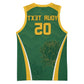 Custom South Africa Cricket Basketball Jersey Go Champions Protea Pattern - African Pride