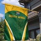 South Africa Cricket Garden Flag Go Champions Protea Pattern