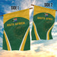 South Africa Cricket Garden Flag Go Champions Protea Pattern