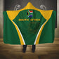 South Africa Cricket Hooded Blanket Go Champions Protea Pattern