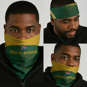 South Africa Cricket Neck Gaiter Go Champions Protea Pattern LT05