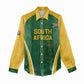 Custom South Africa Cricket Women Casual Shirt Go Champions Protea Pattern LT05