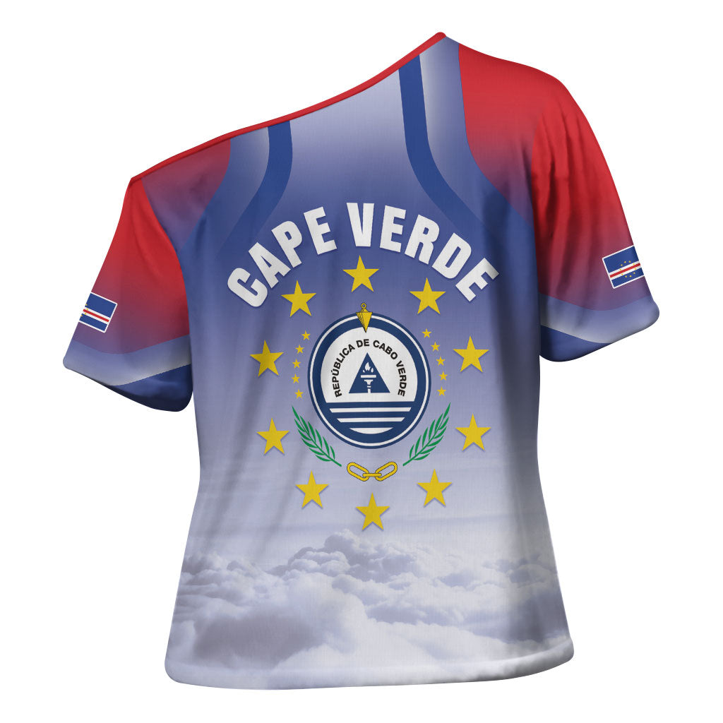 Cape Verde July 5th Cross Shoulder Shirt Happy Independence Day