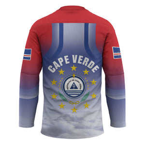 Cape Verde July 5th Hockey Jersey Happy Independence Day