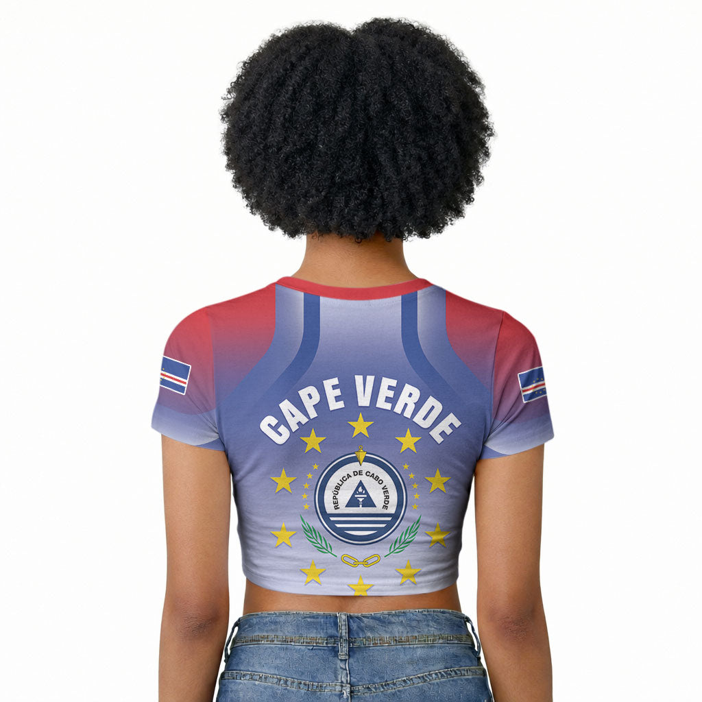 Cape Verde July 5th Raglan Cropped T shirt Happy Independence Day