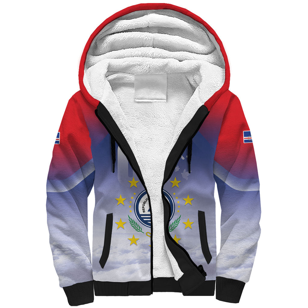 Cape Verde July 5th Sherpa Hoodie Happy Independence Day