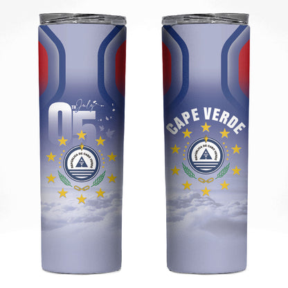 Cape Verde July 5th Skinny Tumbler Happy Independence Day