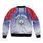 Cape Verde July 5th Sleeve Zip Bomber Jacket Happy Independence Day