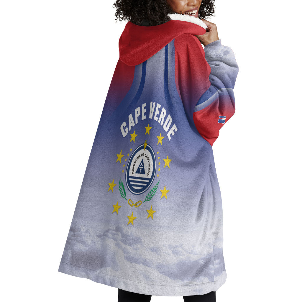 Cape Verde July 5th Wearable Blanket Hoodie Happy Independence Day