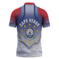 Cape Verde July 5th Zipper Polo Shirt Happy Independence Day