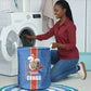 DR Congo Independence Day Laundry Basket Leopard Pattern With Coat Of Arms