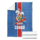 DR Congo Independence Day Blanket Leopard Pattern With Coat Of Arms