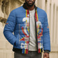 DR Congo Independence Day Bomber Puffer Jacket Leopard Pattern With Coat Of Arms