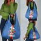 DR Congo Independence Day Grocery Bag Leopard Pattern With Coat Of Arms
