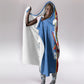 DR Congo Independence Day Hooded Blanket Leopard Pattern With Coat Of Arms