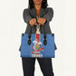 DR Congo Independence Day Leather Bag Leopard Pattern With Coat Of Arms