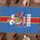 DR Congo Independence Day Puzzle Leopard Pattern With Coat Of Arms