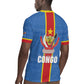 DR Congo Independence Day Rugby Jersey Leopard Pattern With Coat Of Arms