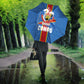 DR Congo Independence Day Umbrella Leopard Pattern With Coat Of Arms