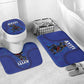 Haiti Ayiti Nan Mondyal 2026 Bathroom Set Fyete Lit Victwa Blue Version