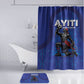 Haiti Ayiti Nan Mondyal 2026 Bathroom Set Fyete Lit Victwa Blue Version