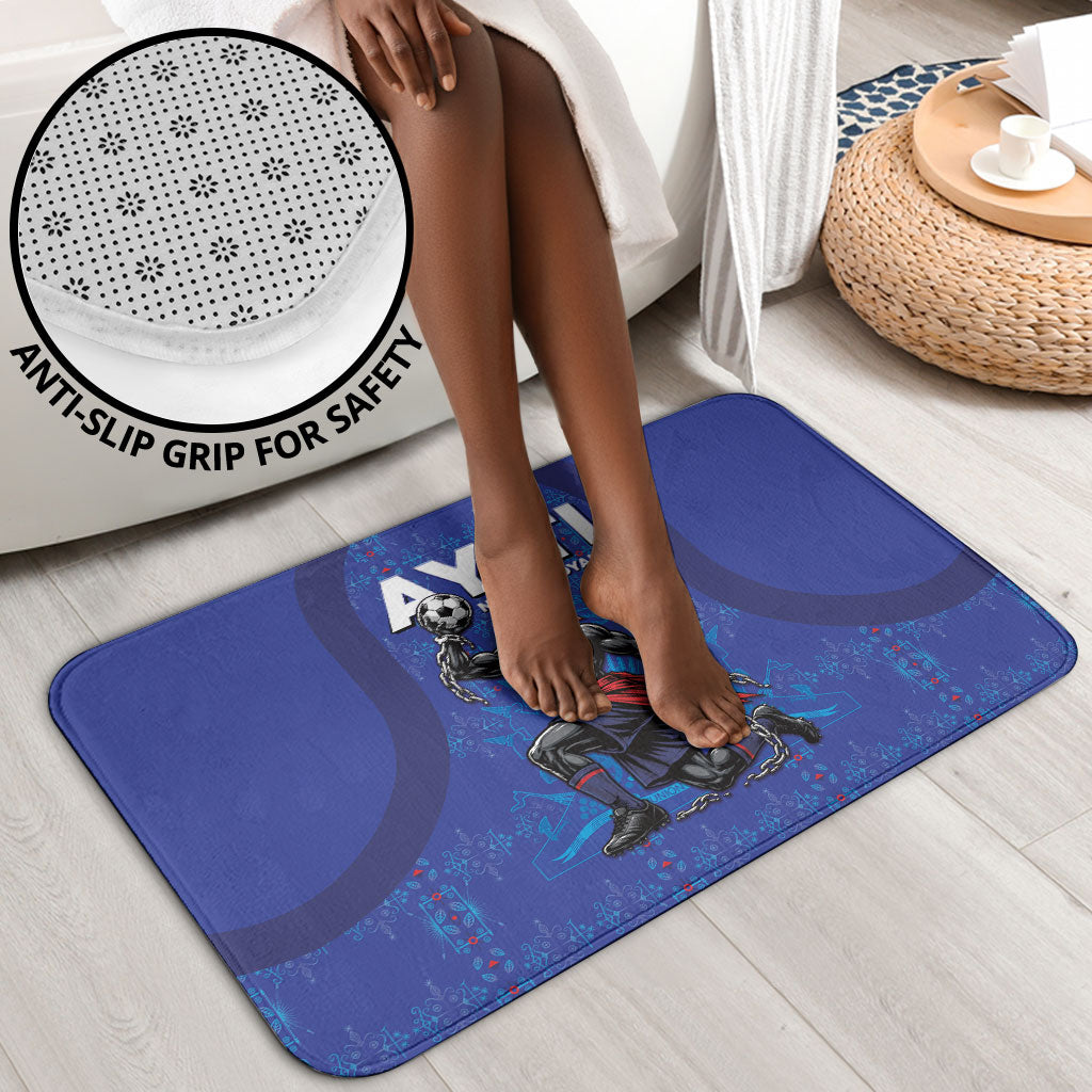 Haiti Ayiti Nan Mondyal 2026 Bathroom Set Fyete Lit Victwa Blue Version