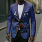 Custom Haiti Ayiti Nan Mondyal 2026 Blazer Fyete Lit Victwa Blue Version