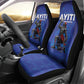 Haiti Ayiti Nan Mondyal 2026 Car Seat Cover Fyete Lit Victwa Blue Version