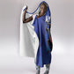Haiti Ayiti Nan Mondyal 2026 Hooded Blanket Fyete Lit Victwa Blue Version