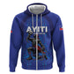 Custom Haiti Ayiti Nan Mondyal 2026 Hoodie Fyete Lit Victwa Blue Version