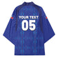 Custom Haiti Ayiti Nan Mondyal 2026 Kimono Fyete Lit Victwa Blue Version