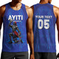 Custom Haiti Ayiti Nan Mondyal 2026 Men Tank Top Fyete Lit Victwa Blue Version