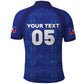 Custom Haiti Ayiti Nan Mondyal 2026 Polo Shirt Fyete Lit Victwa Blue Version