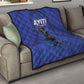 Haiti Ayiti Nan Mondyal 2026 Quilt Fyete Lit Victwa Blue Version