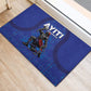 Haiti Ayiti Nan Mondyal 2026 Rubber Doormat Fyete Lit Victwa Blue Version