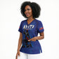 Custom Haiti Ayiti Nan Mondyal 2026 Scrub Top Fyete Lit Victwa Blue Version