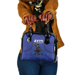 Haiti Ayiti Nan Mondyal 2026 Shoulder Handbag Fyete Lit Victwa Blue Version
