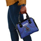 Haiti Ayiti Nan Mondyal 2026 Shoulder Handbag Fyete Lit Victwa Blue Version