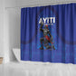 Haiti Ayiti Nan Mondyal 2026 Shower Curtain Fyete Lit Victwa Blue Version