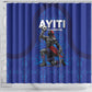 Haiti Ayiti Nan Mondyal 2026 Shower Curtain Fyete Lit Victwa Blue Version