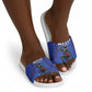 Haiti Ayiti Nan Mondyal 2026 Slide Sandals Fyete Lit Victwa Blue Version