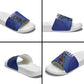 Haiti Ayiti Nan Mondyal 2026 Slide Sandals Fyete Lit Victwa Blue Version