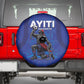 Haiti Ayiti Nan Mondyal 2026 Spare Tire Cover Fyete Lit Victwa Blue Version