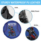 Haiti Ayiti Nan Mondyal 2026 Spare Tire Cover Fyete Lit Victwa Blue Version
