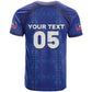 Custom Haiti Ayiti Nan Mondyal 2026 T shirt Fyete Lit Victwa Blue Version