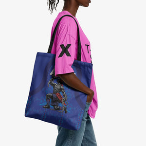 Haiti Ayiti Nan Mondyal 2026 Tote Bag Fyete Lit Victwa Blue Version